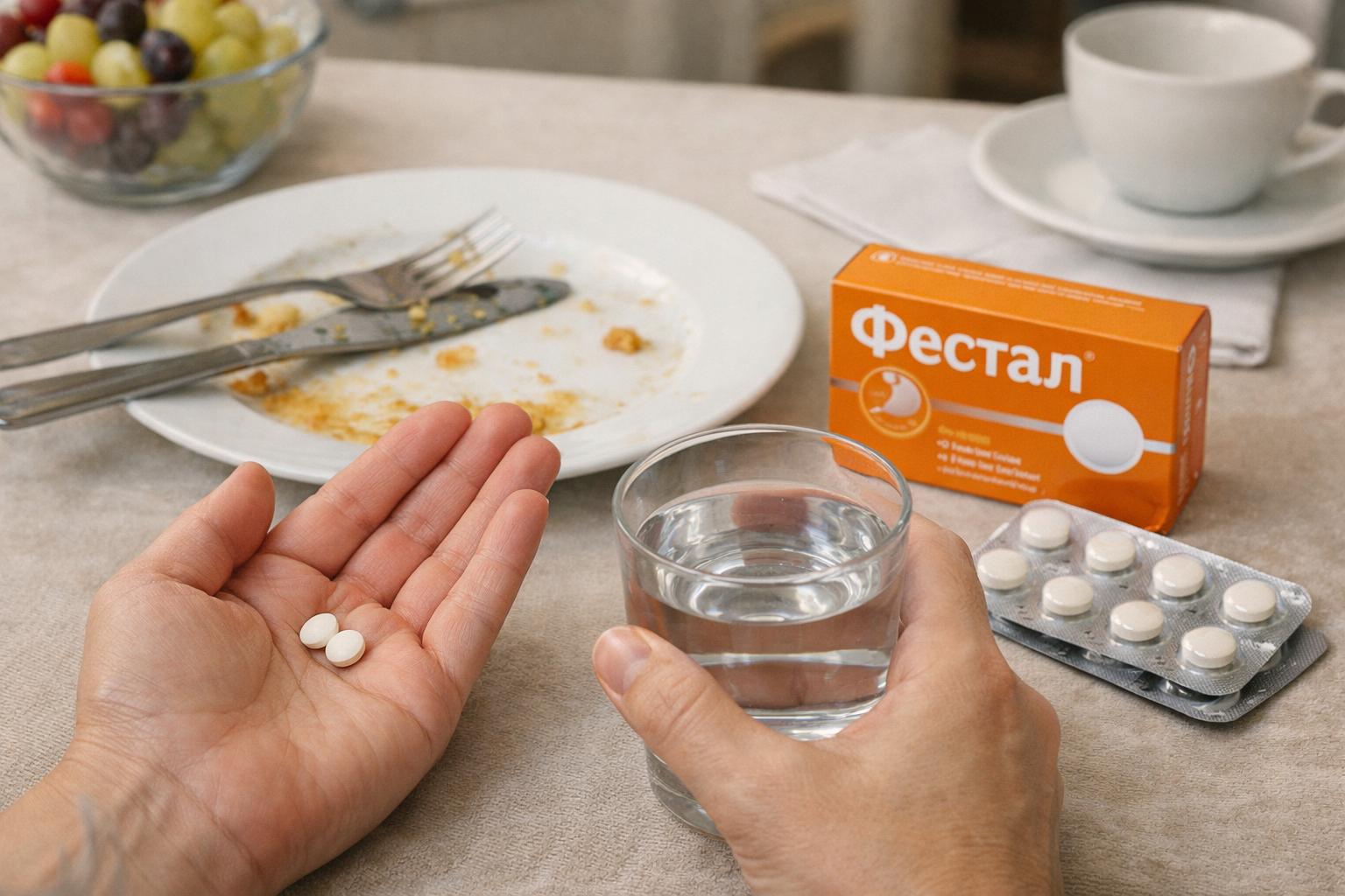 Ферменты в таблетке: как правильно принимать Фестал после еды и не ошибиться